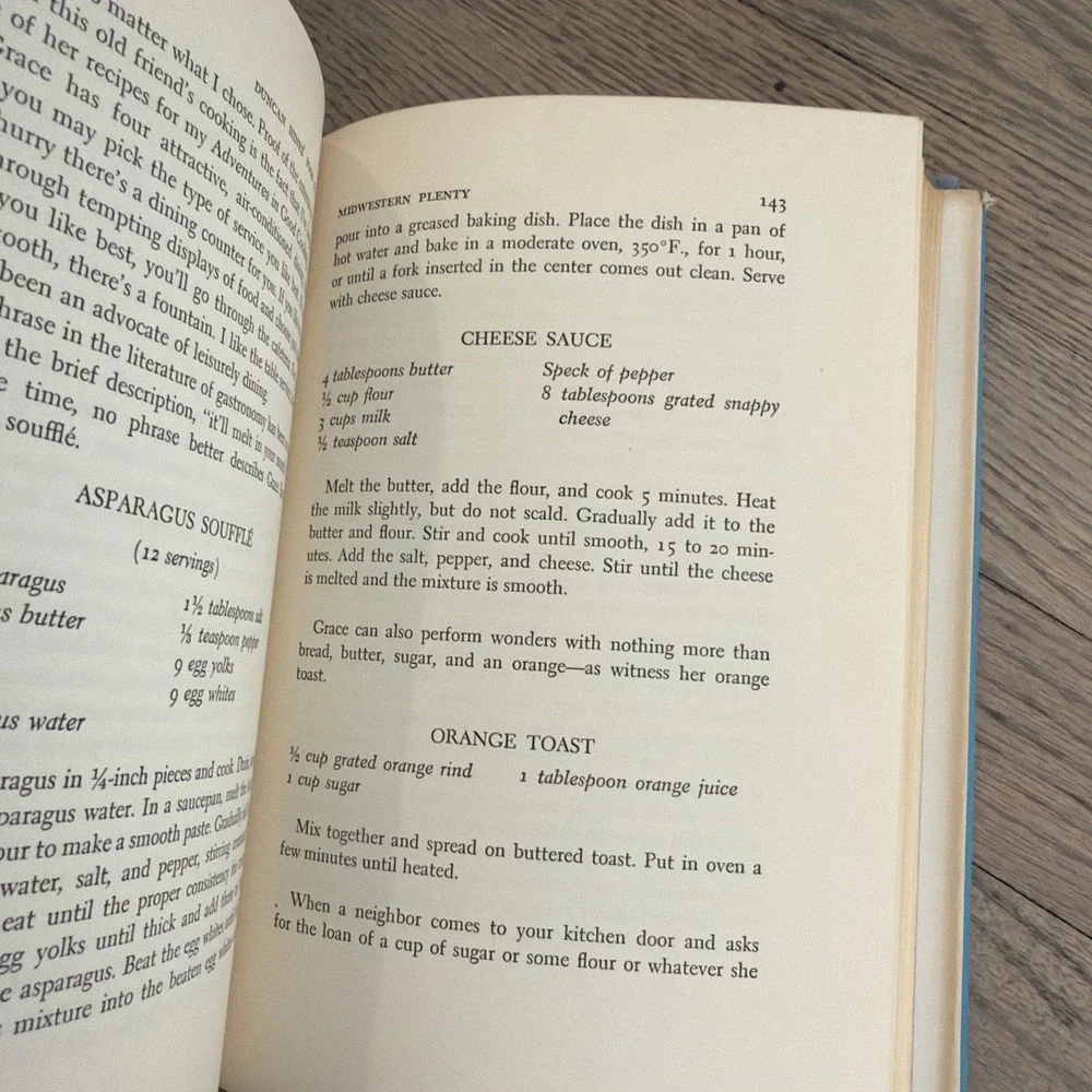 DUNCAN HINES Food Odyssey 1955 HCDJ First‎ Edition Vtg Rare